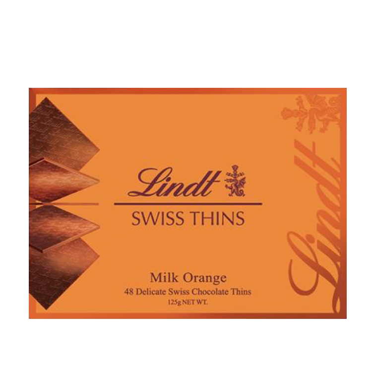 Swiss Thins Orange 125g 